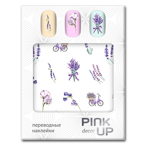 

Наклейки для ногтей PINK UP DECOR белая упаковка тон 621
