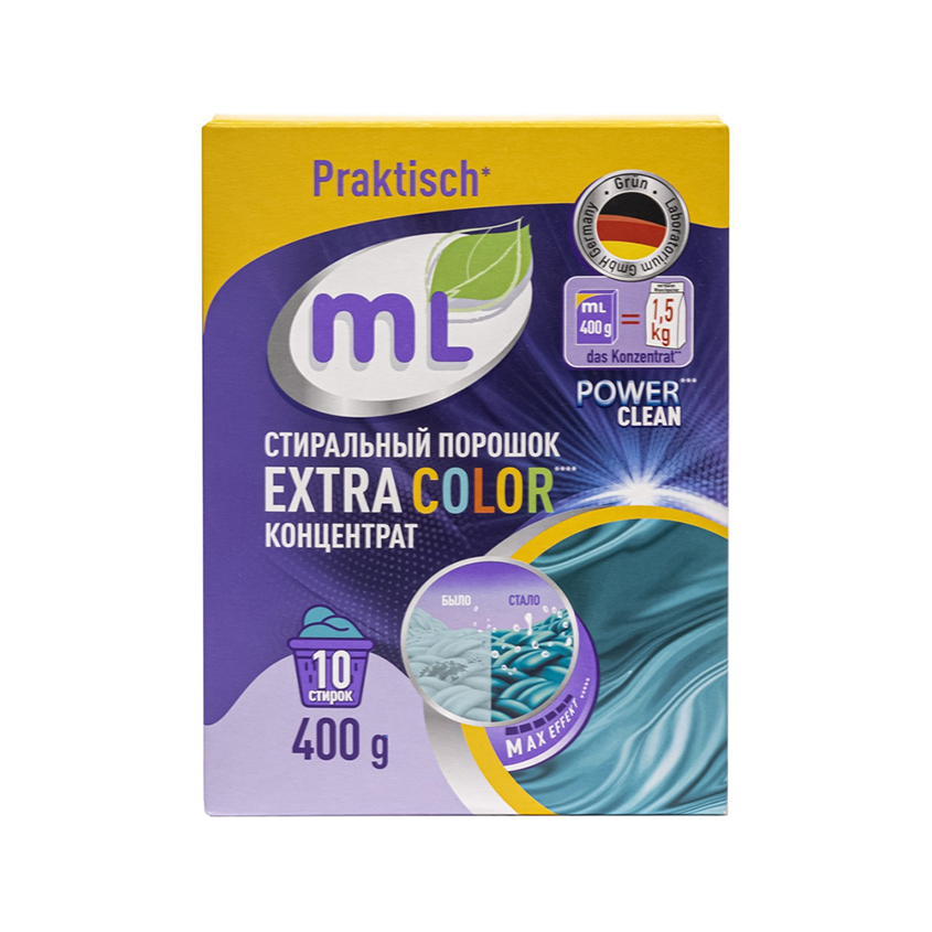 Порошок стиральный ML EXTRA COLOR концентрат 400 гр