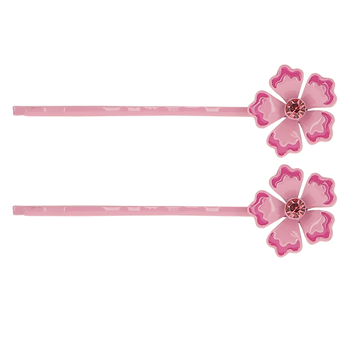 

Набор невидимок LADY PINK FLOWER POWER fun 2 шт