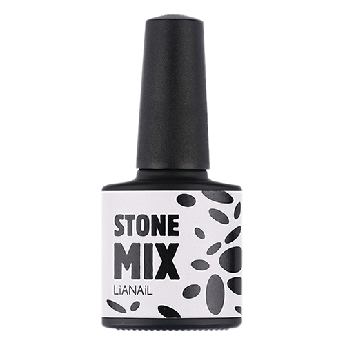 Гель-лак для ногтей UV/LED `LIANAIL` STONE MIX тон Оникс 10 мл