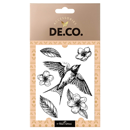 

Татуировка для тела DE.CO. REAL TATTOO by Miami tattoos переводная Jaybird