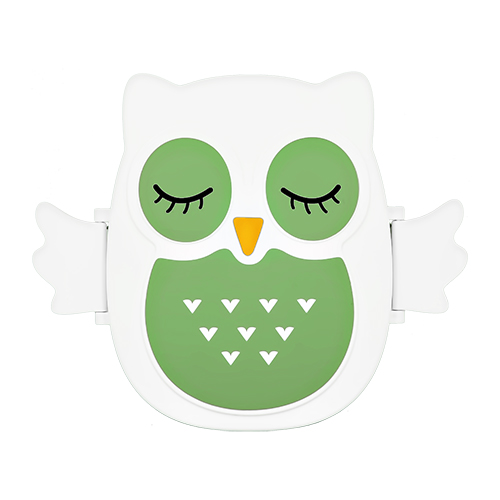 Ланч-бокс FUN owl green premium - фото 1