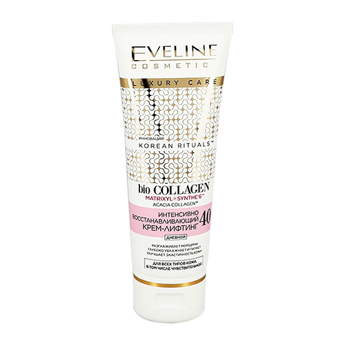 

Крем-лифтинг для лица EVELINE KOREAN RITUALS BIO COLLAGEN дневной 40+ интенсивно восстанавливающий 50 мл