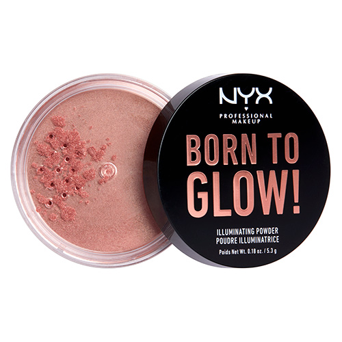 Хайлайтер для лица `NYX PROFESSIONAL MAKEUP` BORN TO GLOW рассыпчатый тон Eternal glow