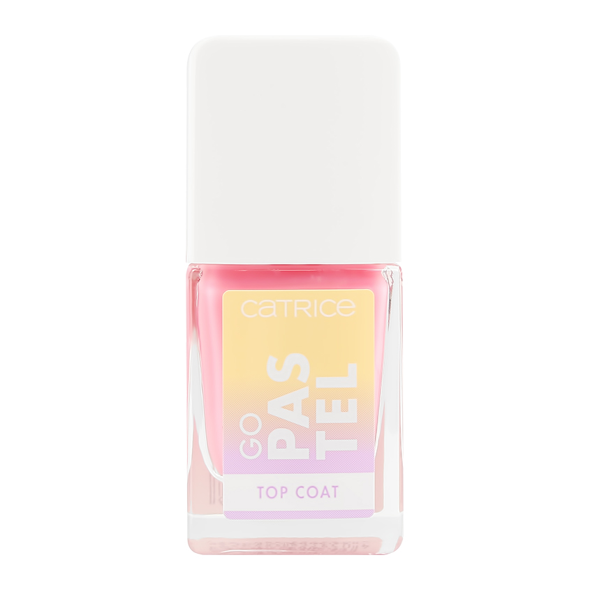 

Топовое покрытие для ногтей CATRICE GO PASTEL TOP COAT тон 01 8 мл