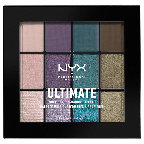 Палетка теней для век `NYX PROFESSIONAL MAKEUP` ULTIMATE MULTI-FINISH тон 07 smoke screen