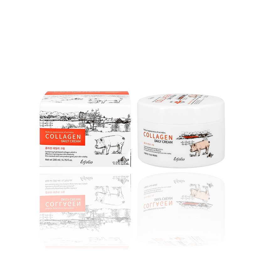 Крем для лица `ESFOLIO` COLLAGEN с коллагеном 200 мл купить в интернет ...