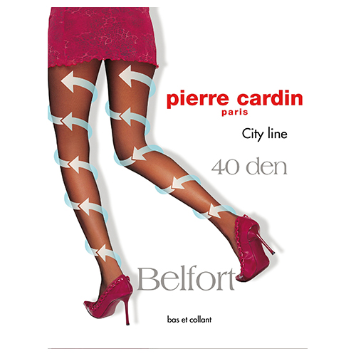 

Колготки женские PIERRE CARDIN CITY LINE BELFORT 40 den Nero р-р 2 0
