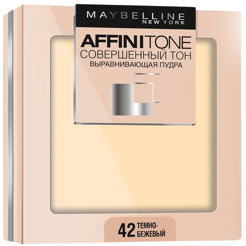

Пудра компактная для лица MAYBELLINE AFFINITONE тон 42 темно-бежевый