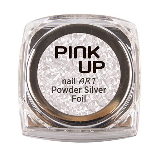

Втирка для ногтей PINK UP NAIL ART тон 13 Silver Foil 3 гр