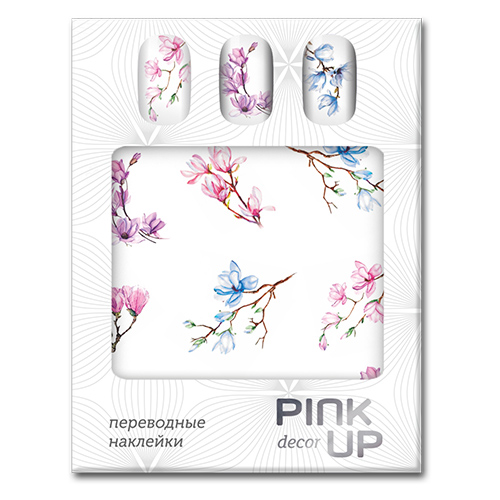 

Наклейки для ногтей PINK UP DECOR белая упаковка тон 624