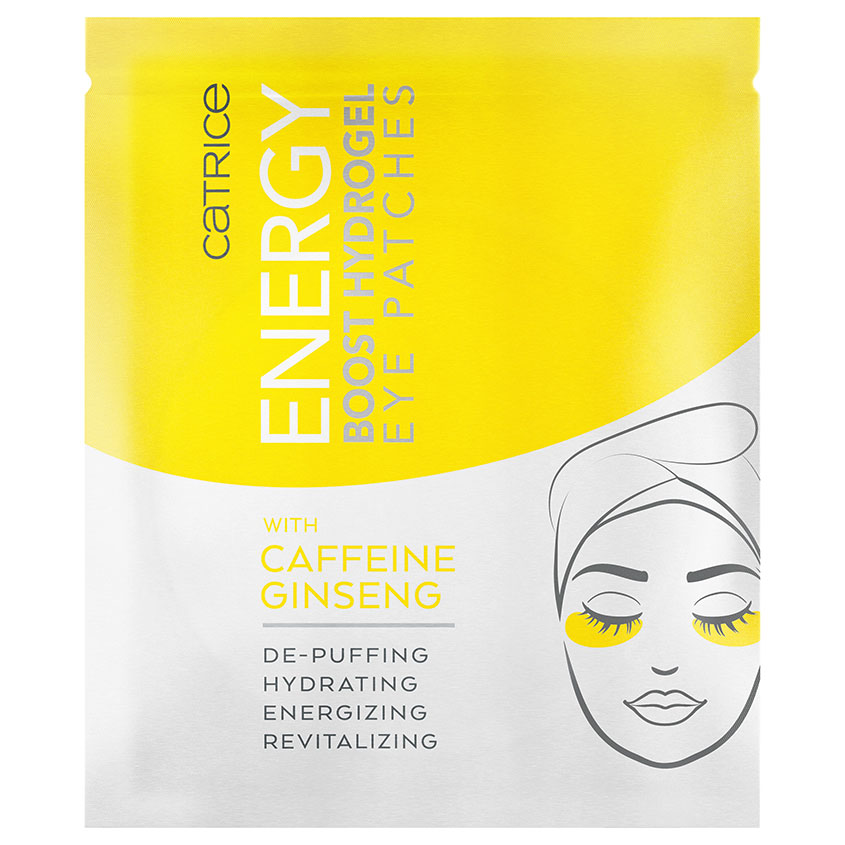 Гидрогелевые патчи `CATRICE` ENERGY BOOST HYDROGEL EYE PATCHES