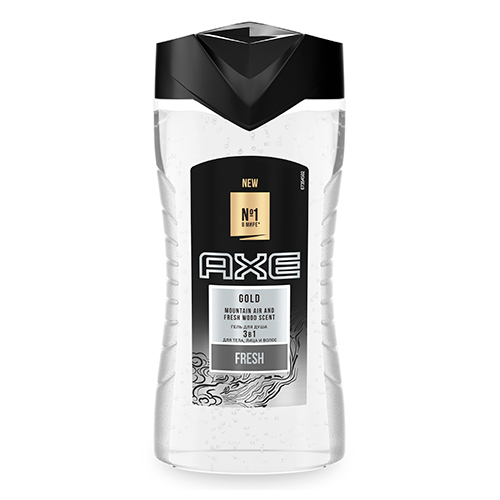

Гель для душа AXE GOLD 3 в 1 для тела, лица и волос 250 мл