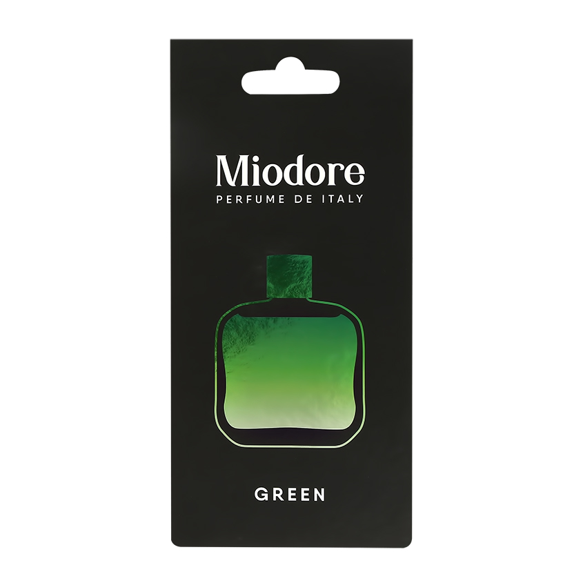 Ароматизатор MIODORE AROMA RICHE Green №11 ароматизатор воздуха для автомобиля картонный себя нужно создавать