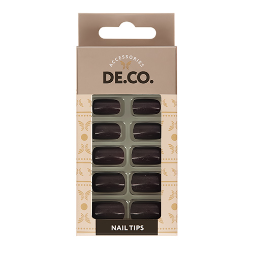 

Набор накладных ногтей DECO. GLOW Darkness 24 шт+ клеевые стикеры 24 шт