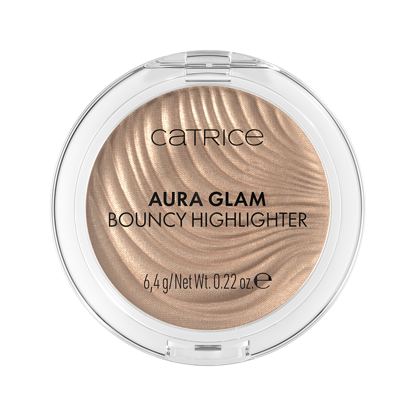 Хайлайтер для лица CATRICE AURA GLAM BOUNCY с упругой текстурой тон 10 Moonlit sand