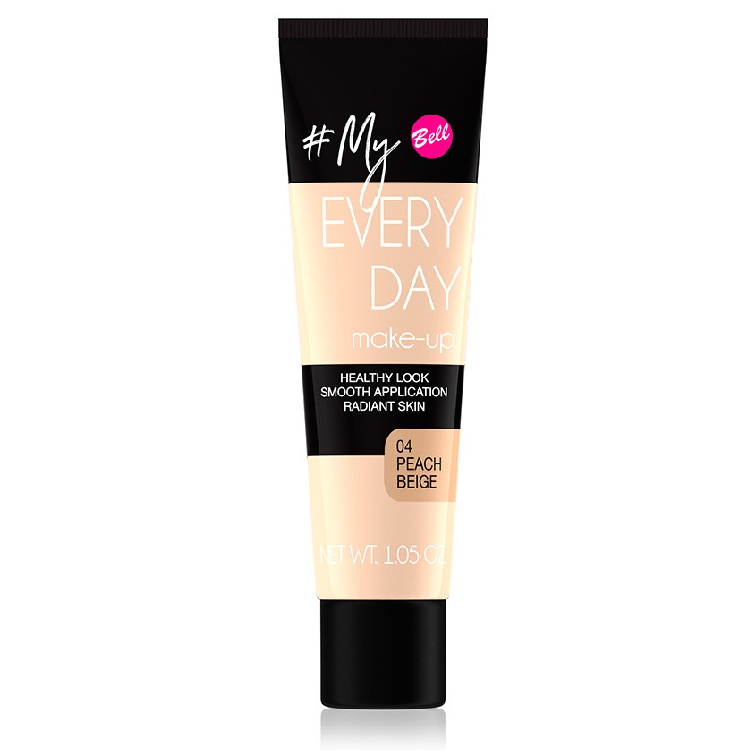 цена Тональная основа для лица BELL MY EVERY DAY MAKE-UP тон 04 с эффектом сияния