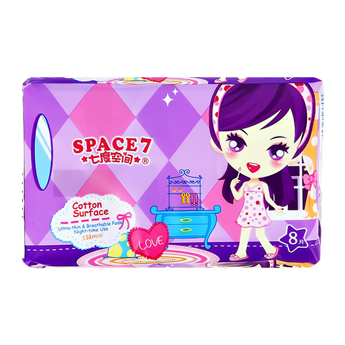 

Прокладки классические SPACE 7 super night удлиненные 8 шт