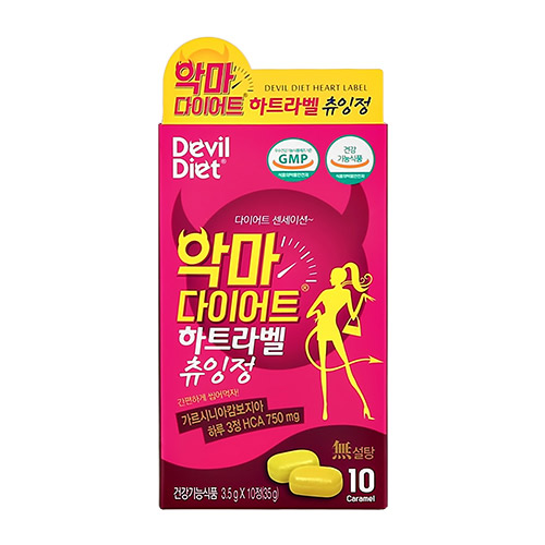 

Жевательные таблетки DEVIL DIET HEART LABEL 10x3,5 г