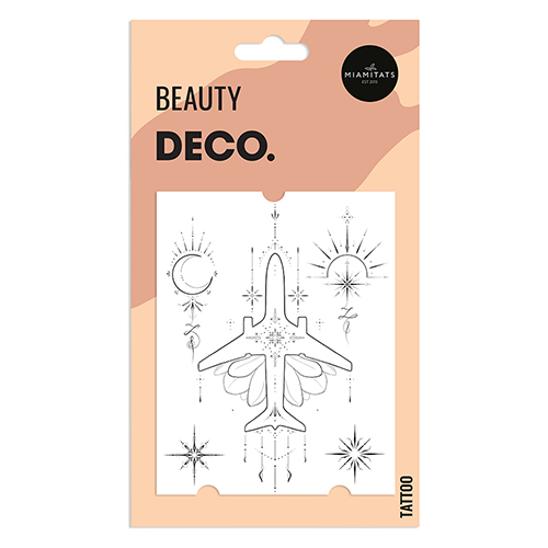 

Татуировка для тела DECO. ALINA TATTOO by Miami tattoos переводная Plane