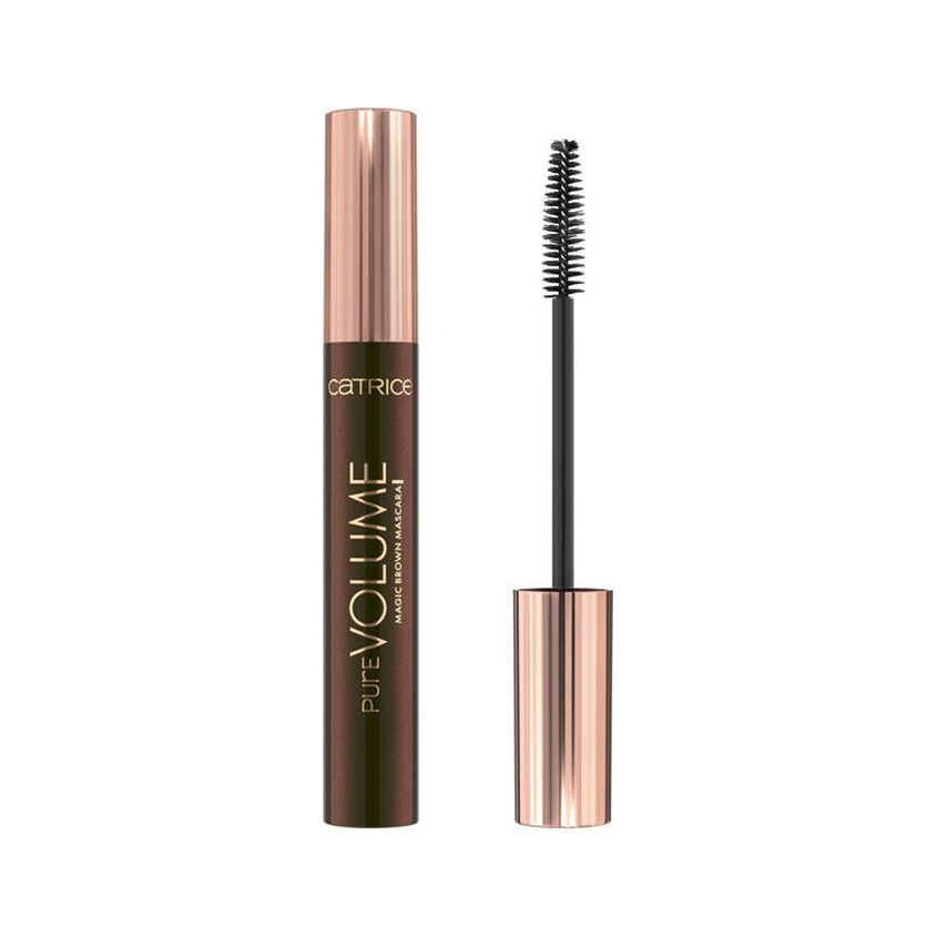 Тушь для ресниц CATRICE PURE VOLUME Magic brown с эффектом накладных ресниц тон 010 Burgundy brown