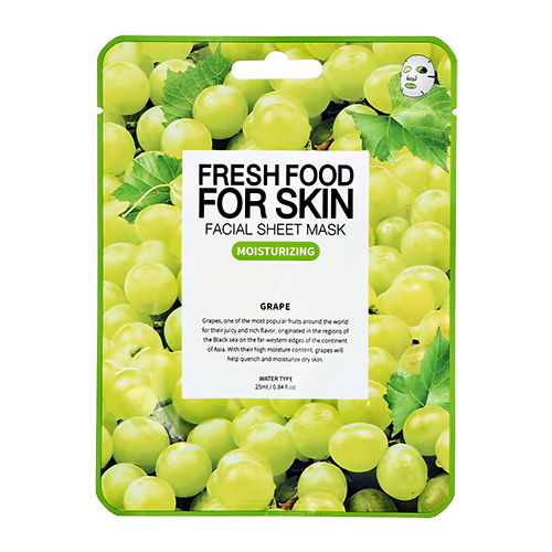 

Маска для лица FRESH FOOD с экстрактом винограда увлажняющая 25 мл