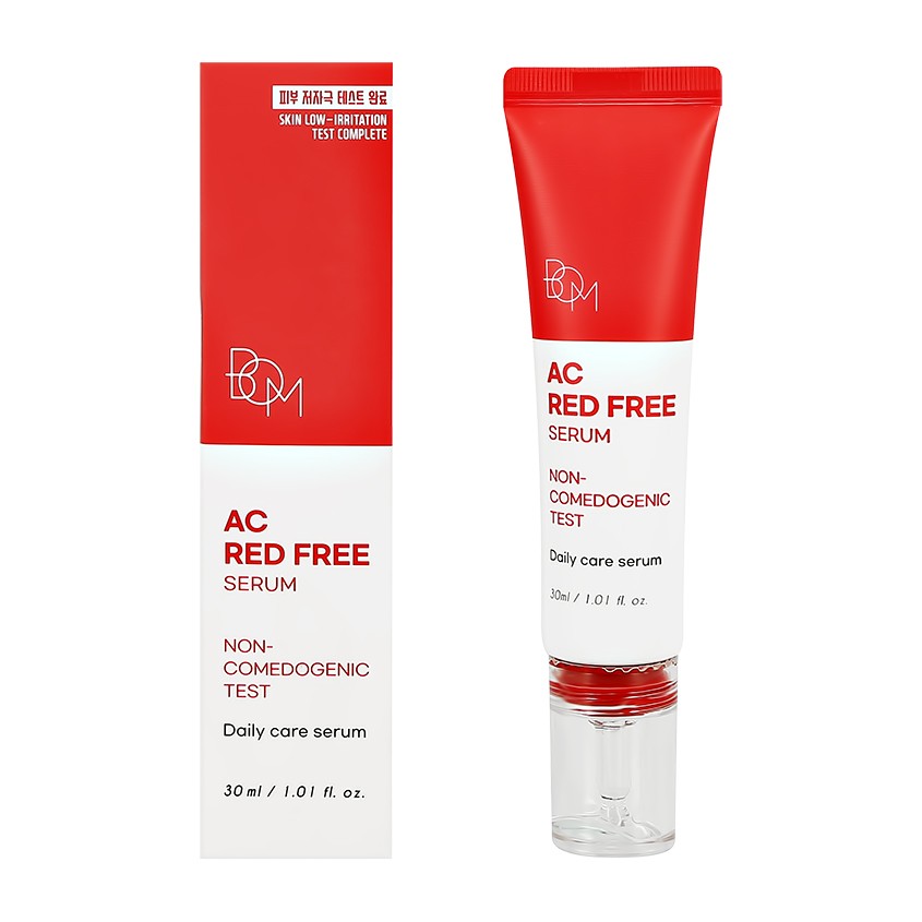 Сыворотка для лица BOM AC RED FREE с коллоидной серой и салициловой кислотой против несовершенств кожи 30 мл