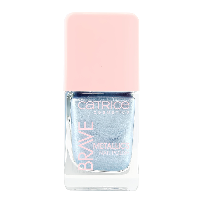 CATRICE Лак для ногтей CATRICE BRAVE METALLICS NAIL POLISH тон 03 голубой 10,5 мл catrice лак для ногтей catrice brave metallics nail polish тон 02 светло зеленый 10 5 мл