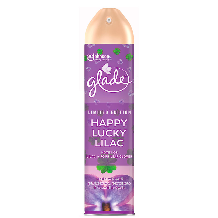 Освежитель воздуха GLADE Happy Lucky Lilac 300 мл - фото 1