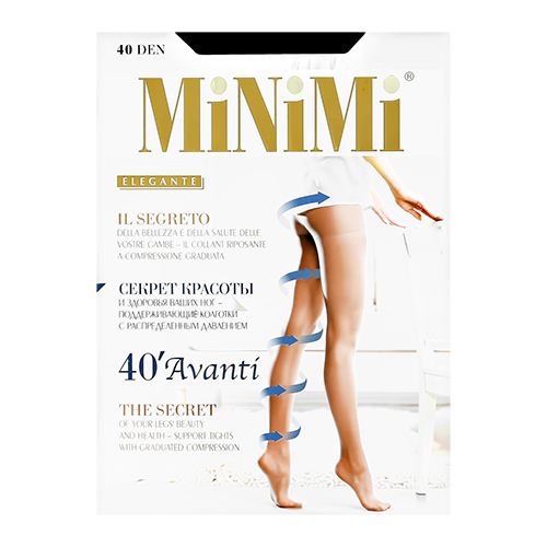 

Колготки женские MINIMI AVANTI 40 den Nero р-р 3