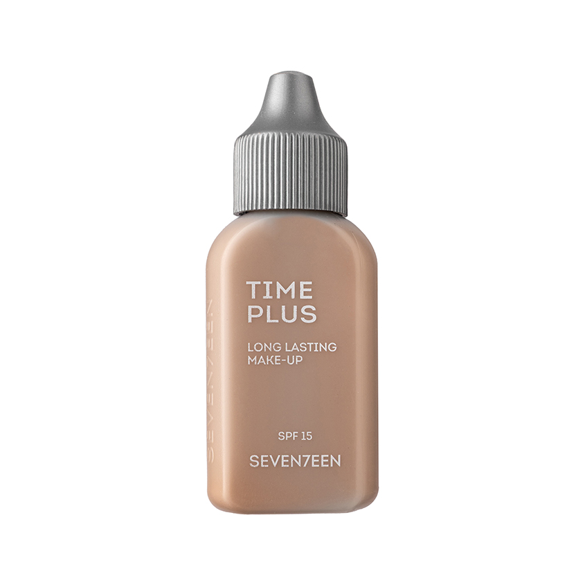 Крем тональный для лица SEVENTEEN TIME PLUS LONGLASTING MAKE UP стойкий тон 5 Темно-бежевый
