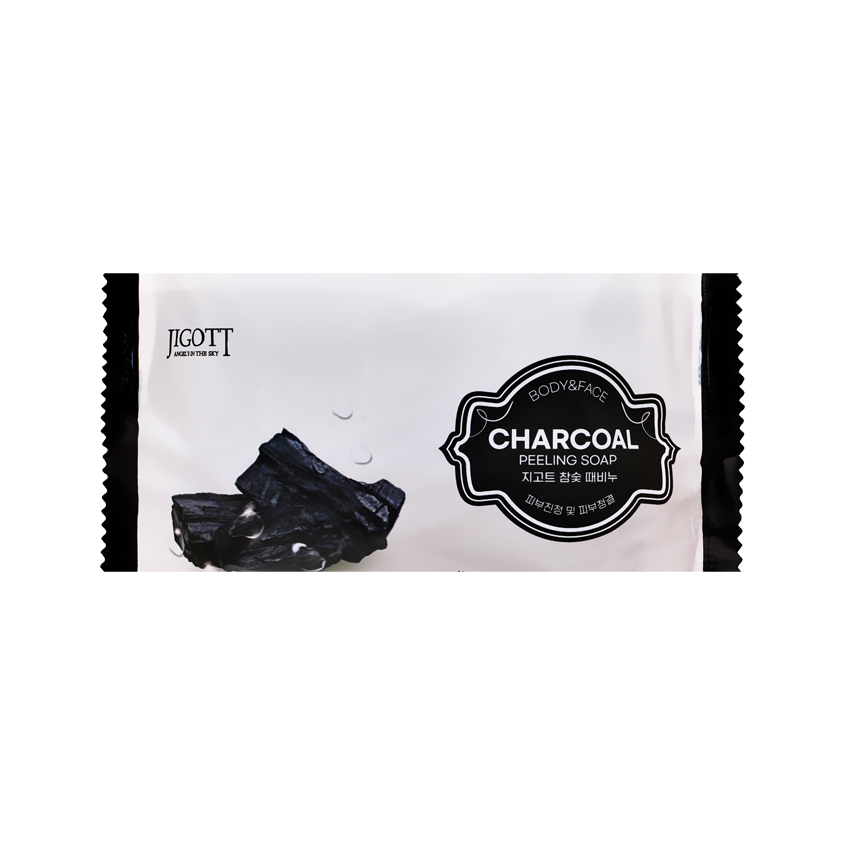 Мыло твердое JIGOTT с древесным углем 150 г