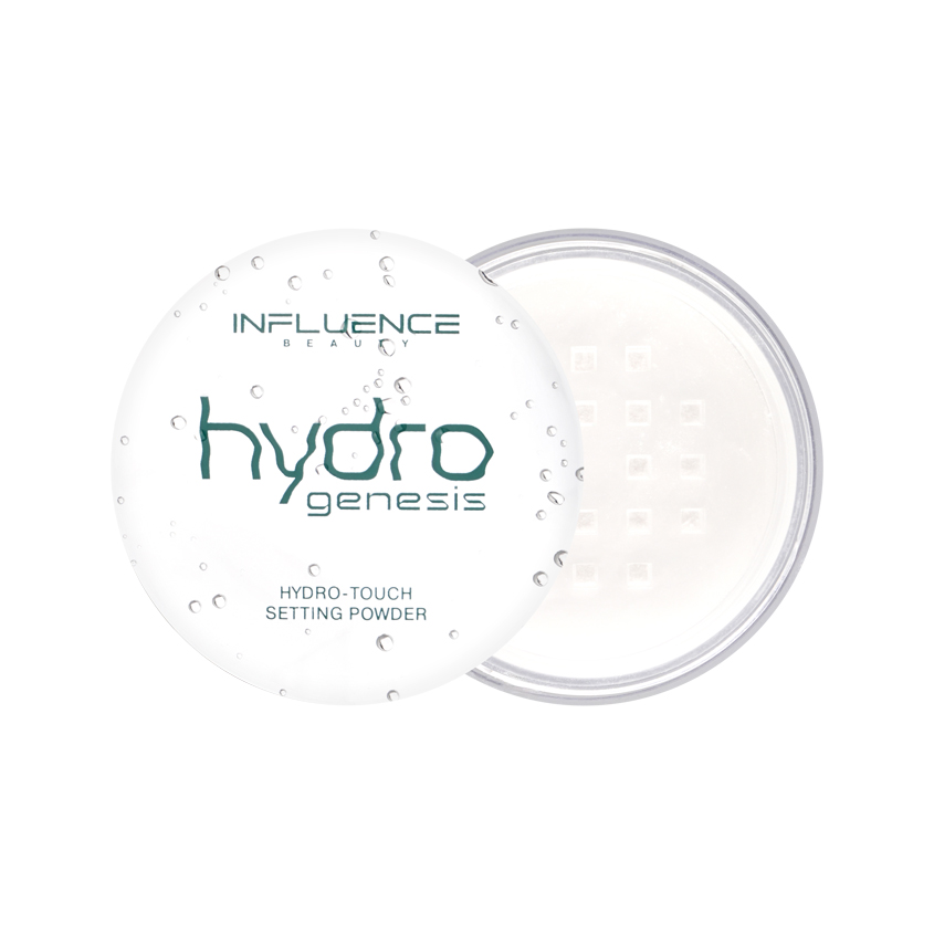 Пудра для лица INFLUENCE BEAUTY HYDROGENESIS фиксирующая с охлаждающим эффектом тон 01