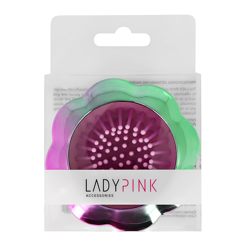 Расческа для волос `LADY PINK`