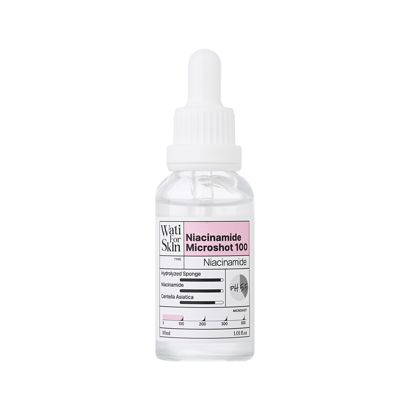 Эссенция для лица WATI FOR SKIN MICROSHOT 100 с микроиглами и ниацинамидом 30 мл