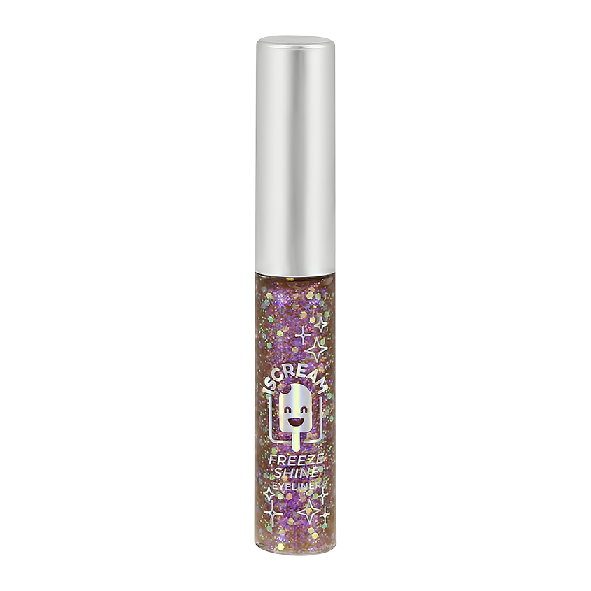 Подводка для глаз ISCREAM FREEZE SHINE с эффектом сияния тон 03 purple shine