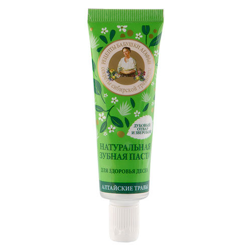 Паста зубная `РЕЦЕПТЫ БАБУШКИ АГАФЬИ` Алтайские травы 30 мл