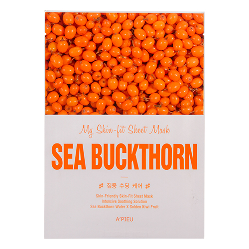 

Маска для лица APIEU MY SKIN-FIT SHEET MASK с экстрактом облепихи для сияния кожи 25 г
