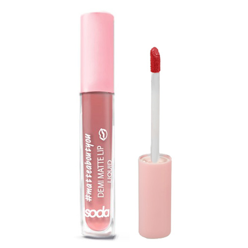 

Помада для губ SODA DEMI MATTE LIP LIQUID матовая жидкая тон 001 so cute