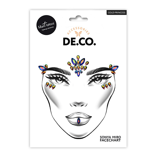 

Кристаллы для лица и тела DECO. FACE CRYSTALS by Miami tattoos Cold Princess