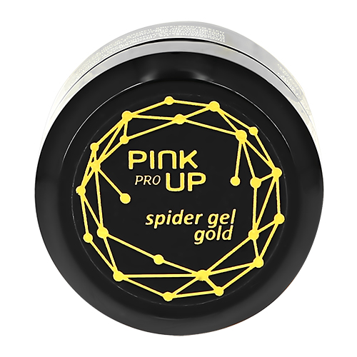 

Паутинка-гель для ногтей UV/LED PINK UP PRO spider gel gold тон 04 5 мл