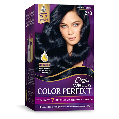 

Крем-краска для волос WELLA COLOR PERFECT тон 2/8 Иссиня-черный