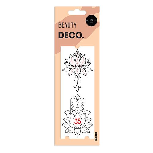 

Татуировка для тела DECO. HELEN HAMPS by Miami tattoos переводная Lotus