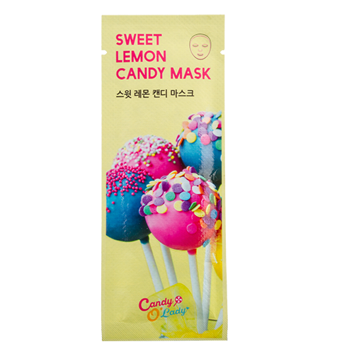 Маска для лица CANDY OLADY Sweet Lemon Candy отбеливающая 20 гр