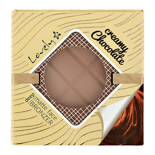 Пудра для лица компактная LOVELY CHOCOLATE тон creamy