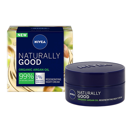 

Крем для лица NIVEA NATURALLY GOOD ночной с органическим аргановым маслом 50 мл