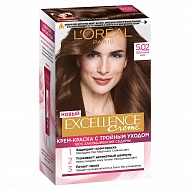 Крем-краска для волос `LOREAL` `EXCELLENCE` тон 5.02 (Обольстительный каштан)