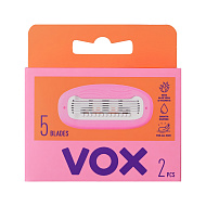 Кассеты для станка `VOX` Алоэ Вера 5 лезвий 2 шт