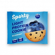 Печенье неглазированное `SPORTY` PROTEIN Черника 40 г