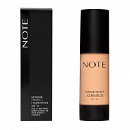 Основа тональная для лица `NOTE` DETOX AND PROTECT FOUNDATION PUMP защитная с детокс-эффектом тон 100